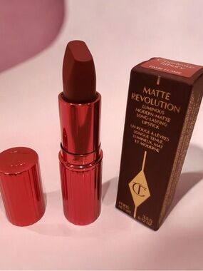 Charlotte Tilbury Matte Revolution Lipstick — Fame Flame